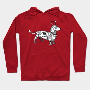 Daschund robot. Hoodie